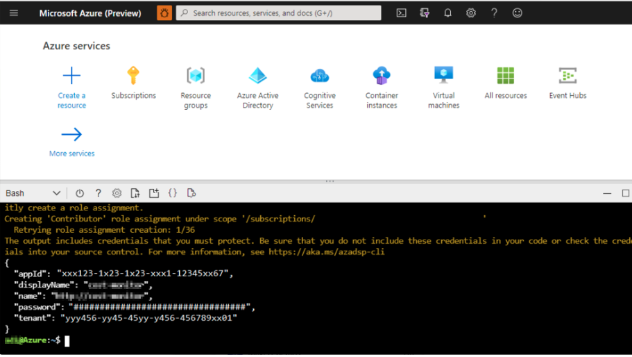 Step 4: CLI Output Credentials