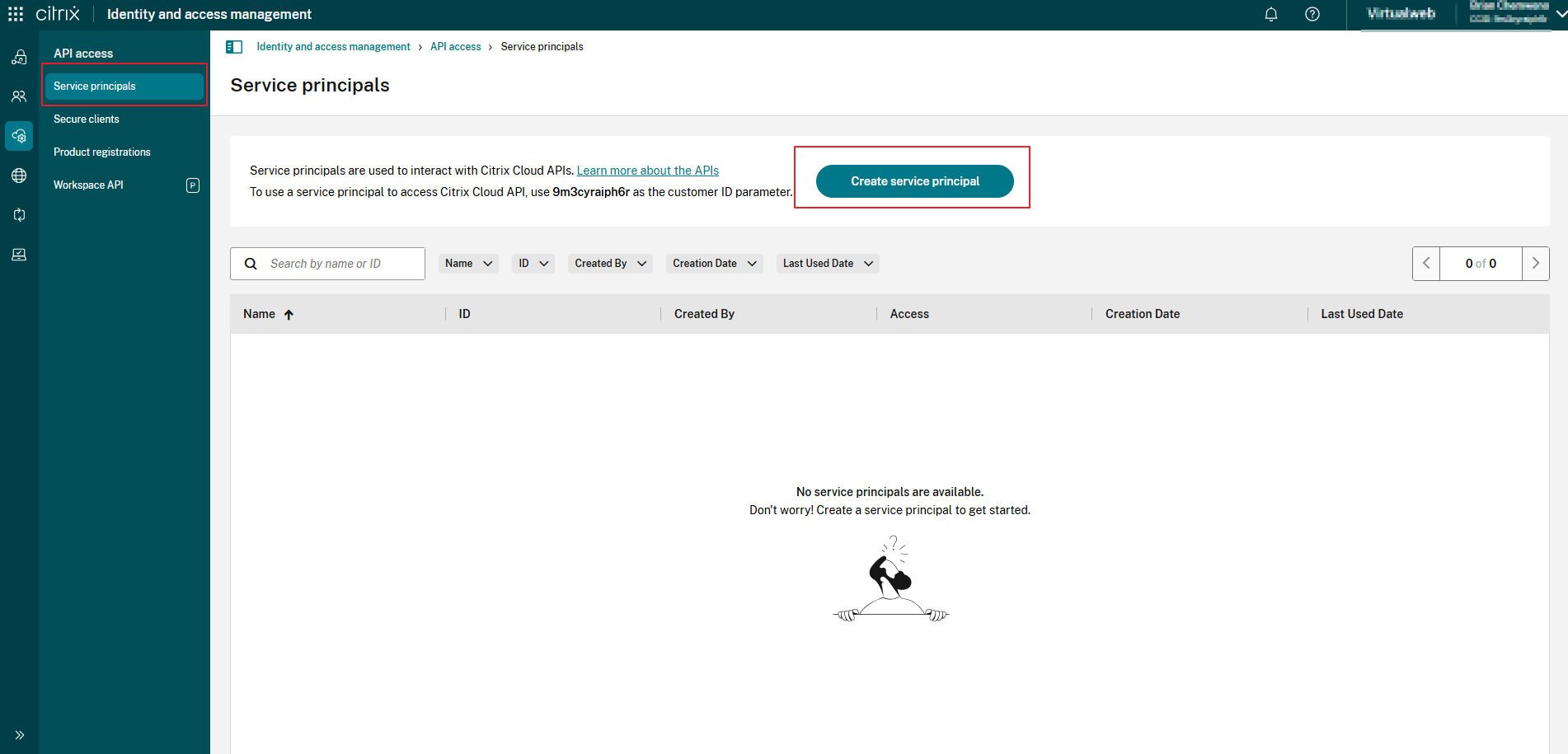 Create Service Principal