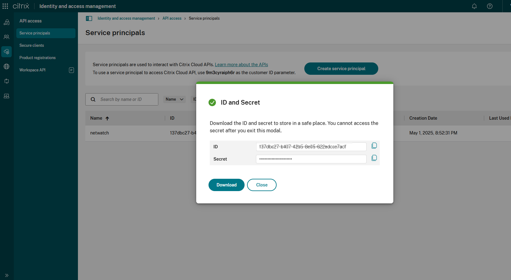 Create Service Principal