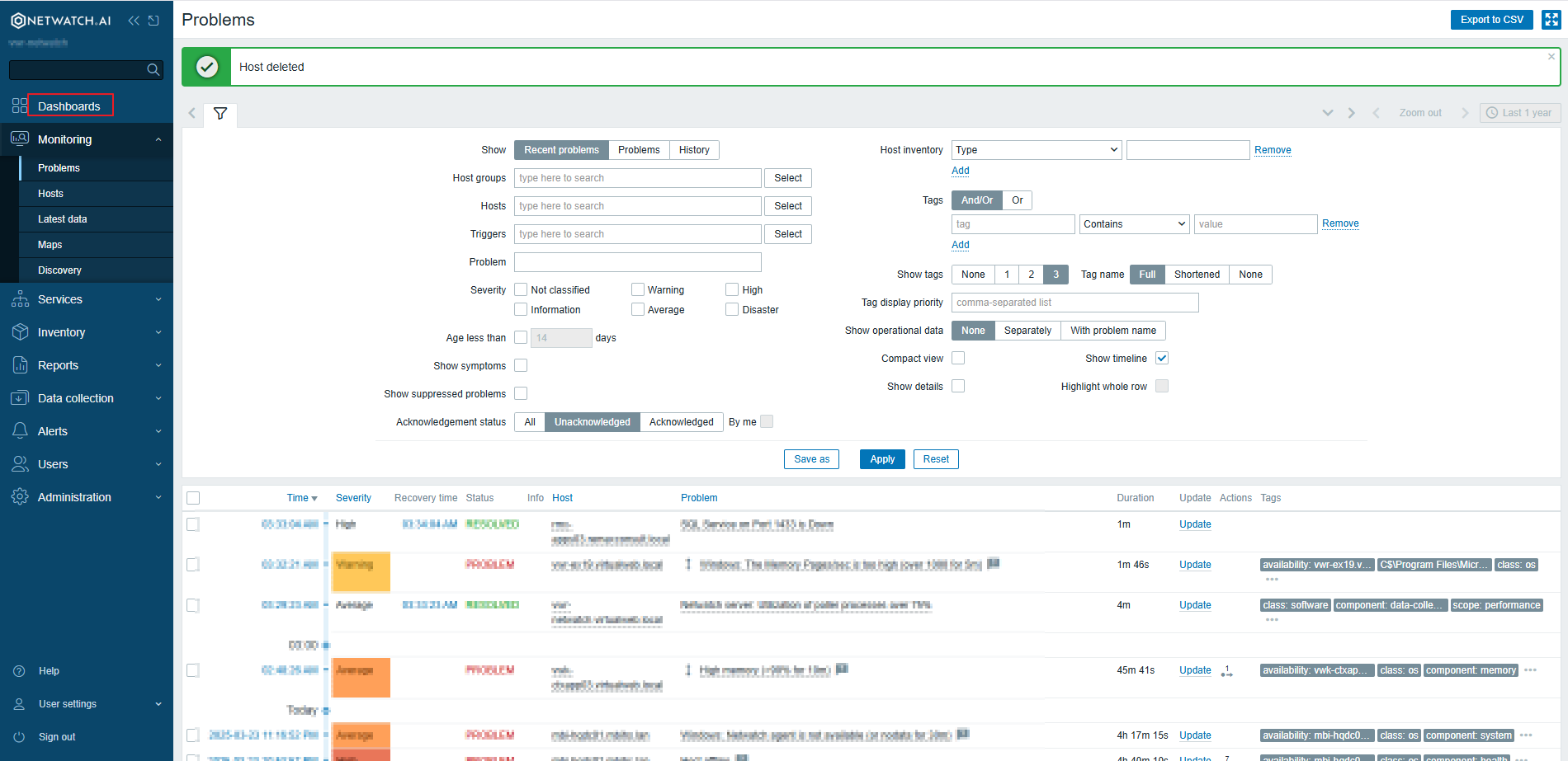 Step 1: Access Dashboard Section